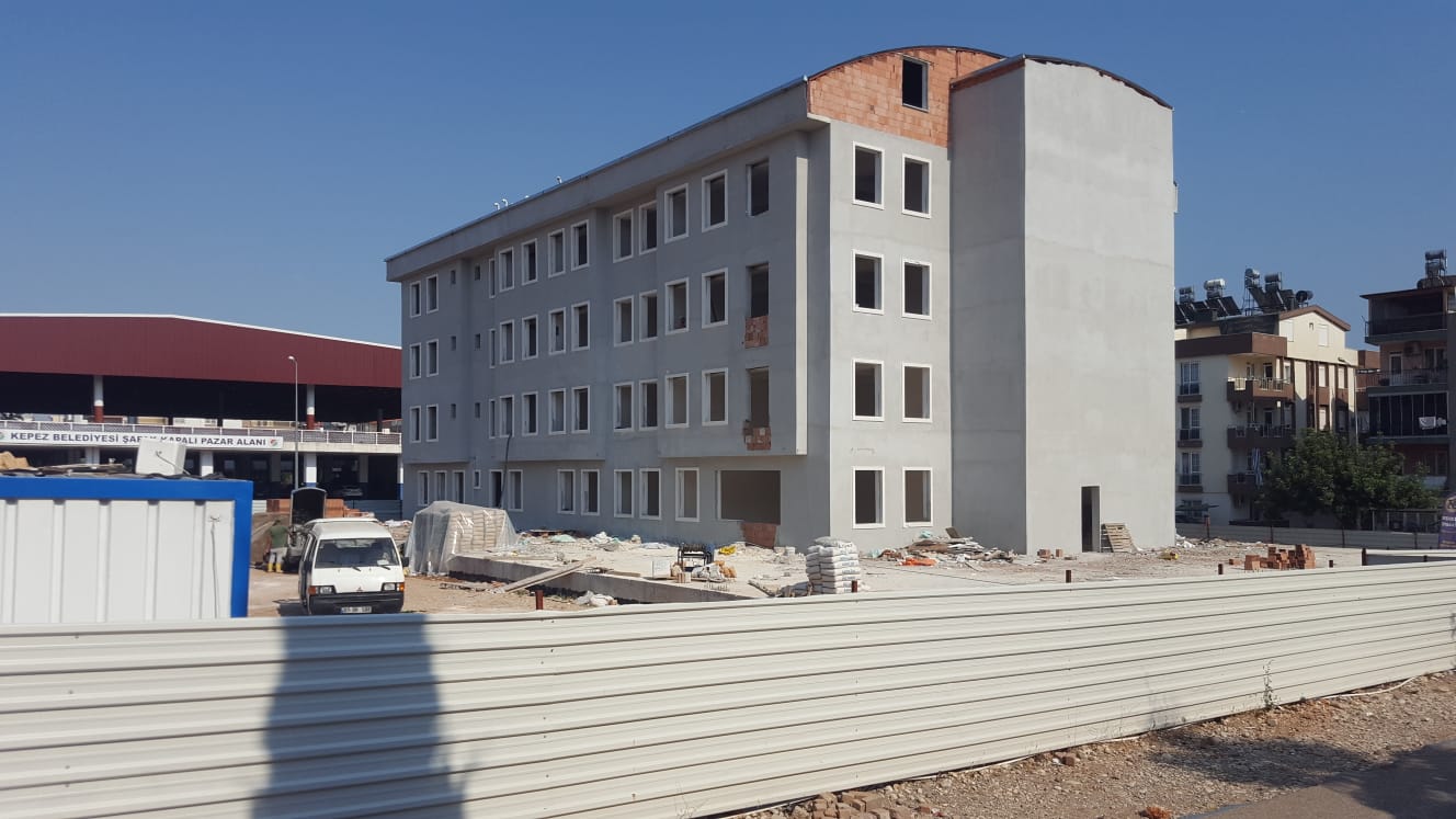 3382 Ada 2 Parsel Şafak Mahallesi Yurt İnşaatı