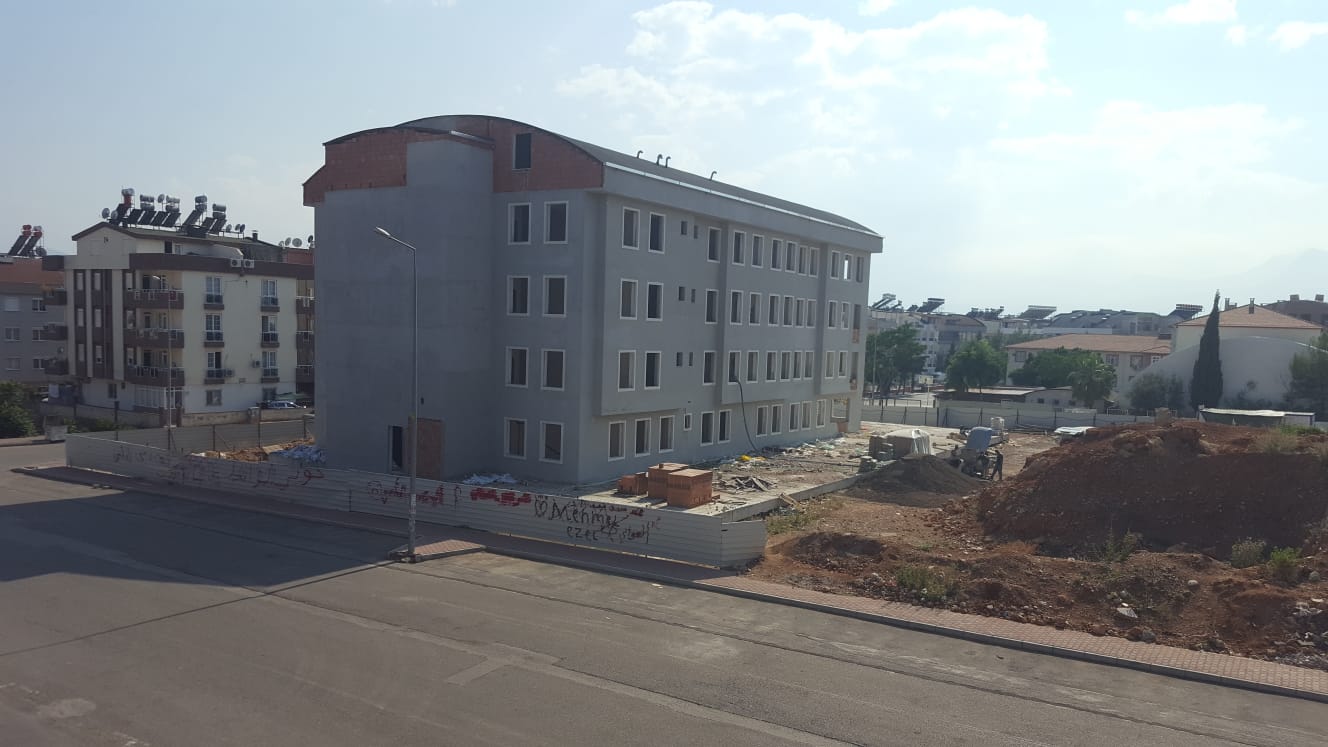 3382 Ada 2 Parsel Şafak Mahallesi Yurt İnşaatı